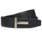 TOM FORD SOFT GRAIN LEATHER RIDGE T BELT