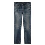TOM FORD BLACK STRETCH STRAIGHT FIT DENIM