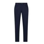 TOM FORD WOOL BLEND TWILL JEAN NAVY