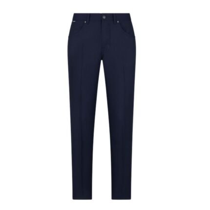 TOM FORD WOOL BLEND TWILL JEAN NAVY