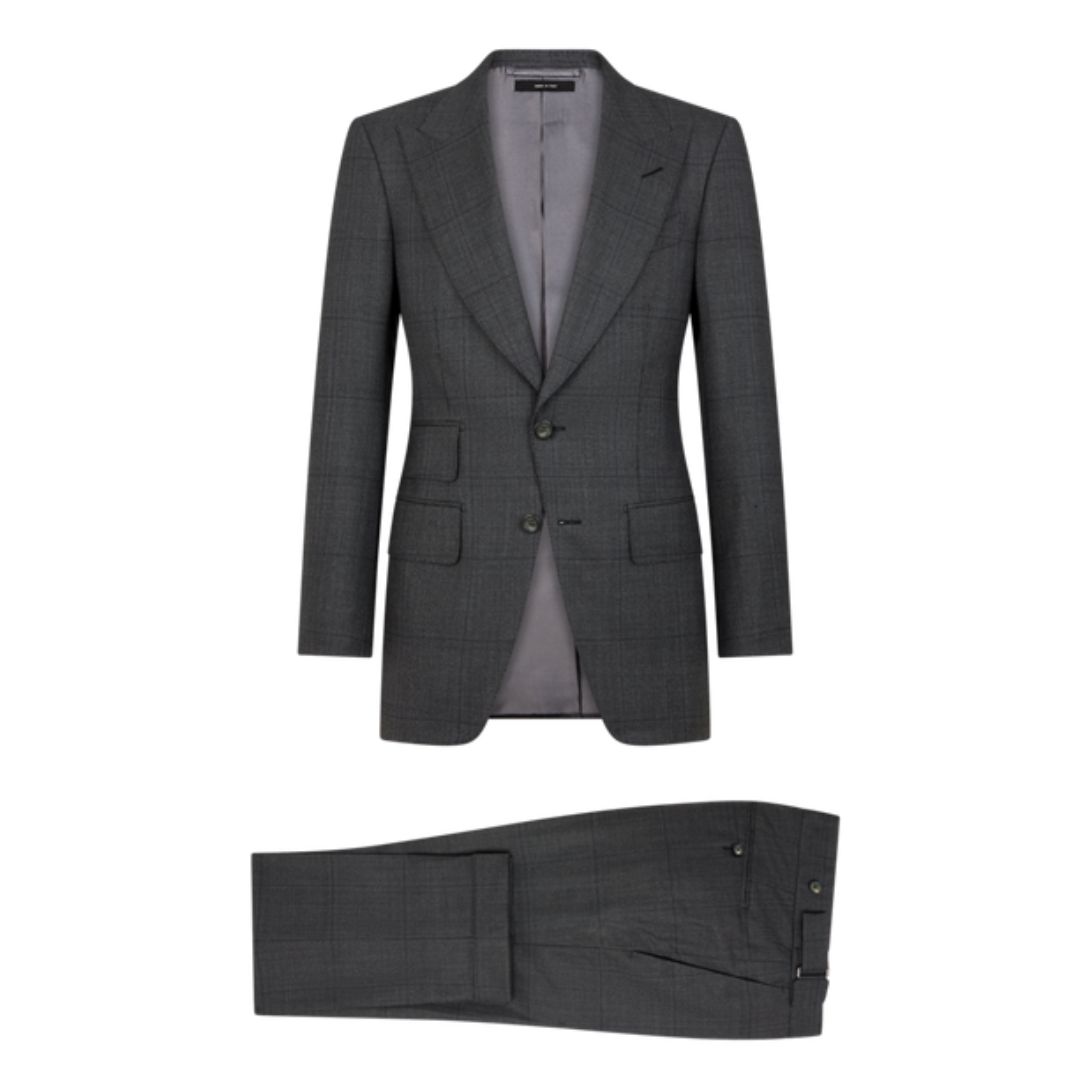 1 TOM FORD GRAND OVERCHECK SHELTON SUIT