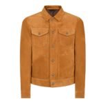 TOM FORD CASHMERE SUEDE WESTERN JACKET BLACK