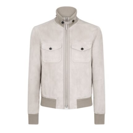 TOM FORD SUEDE CHEST POCKET BOMBER