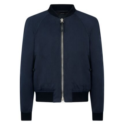 TOM FORD FLUID GABARDINE BOMBER BONE