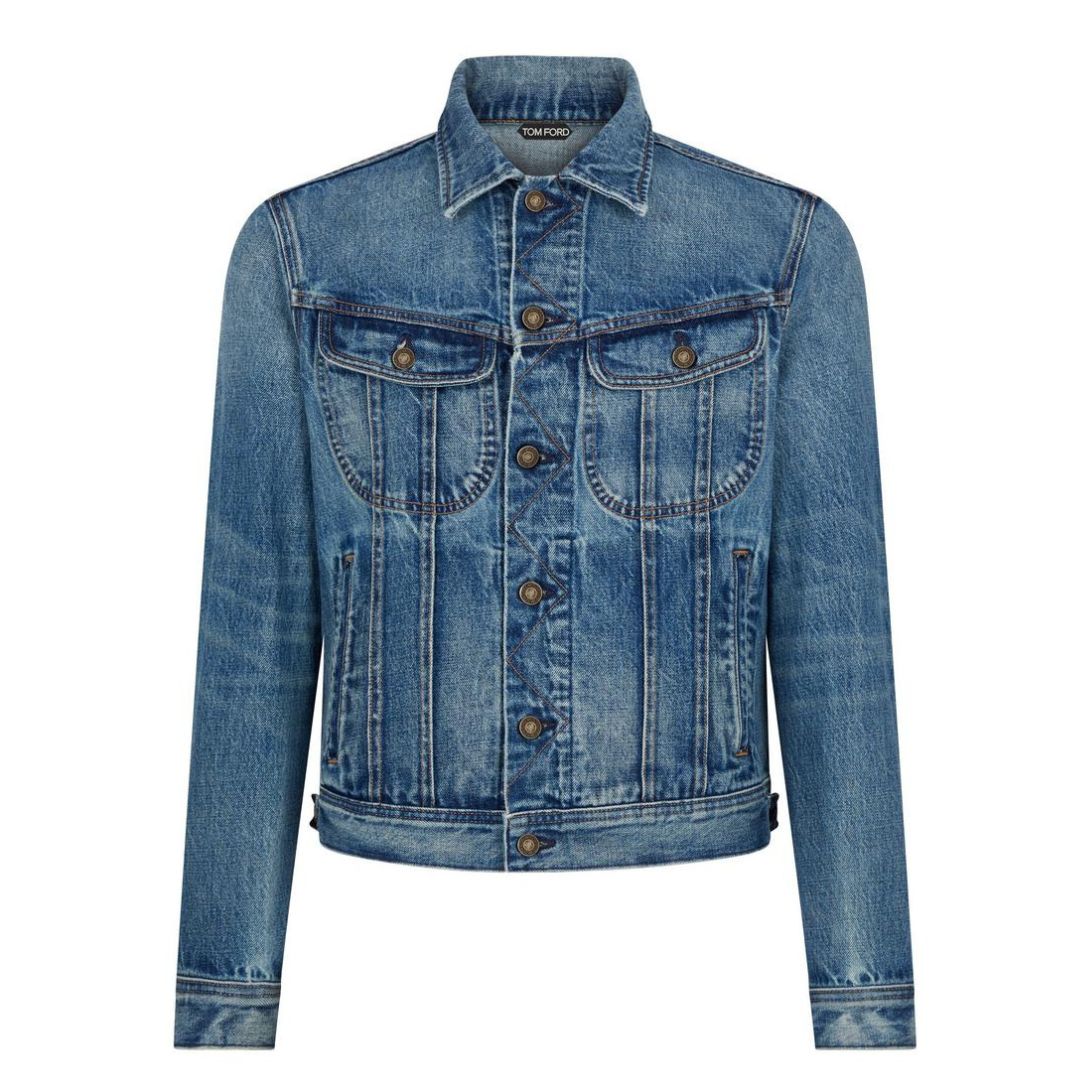 1 TOM FORD HIGH LOW ICON DENIM JACKET