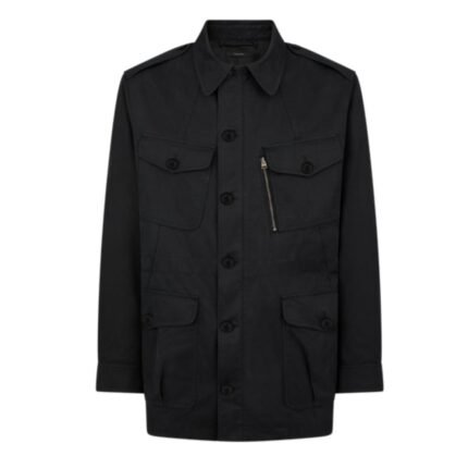 TOM FORD ENZYME TWILL ARMY JACKET