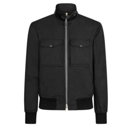 TOM FORD COTTON SILK TWILL BOMBER