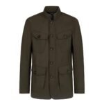 TOM FORD TECHNICAL CANVAS TAILORED MILITARY JACKET