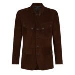 TOM FORD SOFT SUEDE SARTORIAL MILITARY JACKET