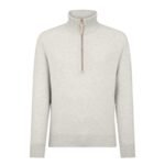 TOM FORD CASHMERE LAMBSWOOL HALF ZIP