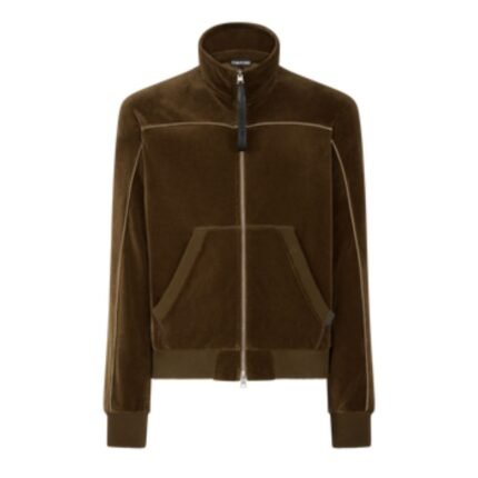 TOM FORD VELOUR ZIP THROUGH