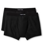 TOM FORD COTTON BOXER BRIEFS TWO PACK GREY