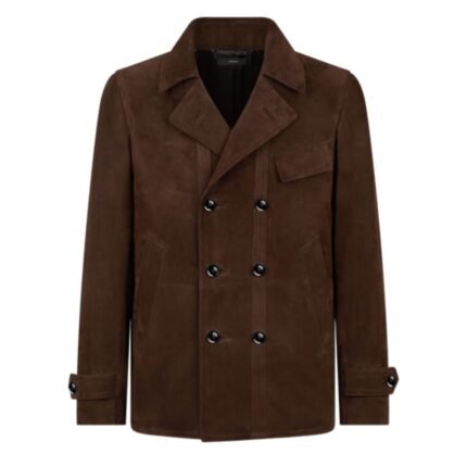 TOM FORD SUEDE PEACOAT