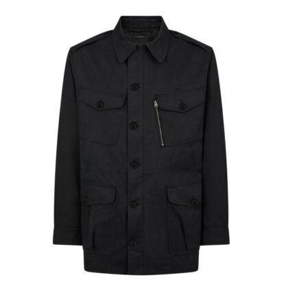 TOM FORD ENZYME TWILL ARMY JACKET