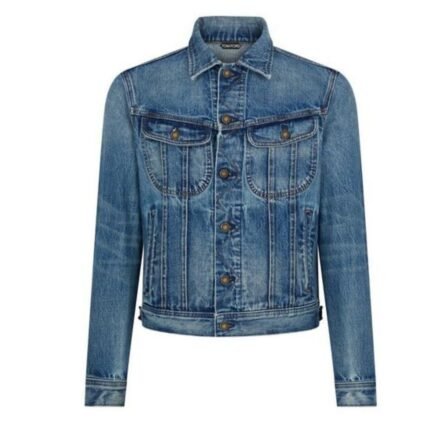 TOM FORD HIGH LOW ICON DENIM JACKET