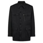 TOM FORD LIGHT FELT STAND COLLAR OVERSHIRT