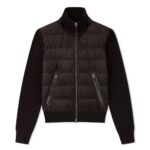 TOM FORD DOWN SUEDE FRONT ZIP THROUGH