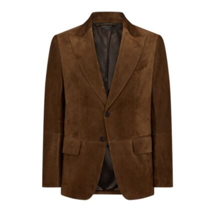 TOM FORD CASHMERE SUEDE SARTORIAL BLAZER