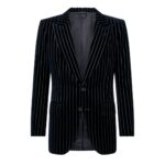 TOM FORD EMBOSSED VELVET DYLLAN JACKET