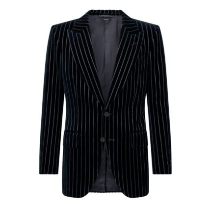 TOM FORD EMBOSSED VELVET DYLLAN JACKET