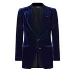 TOM FORD FLUID VELVET SHELTON COCKTAIL JACKET BLACK