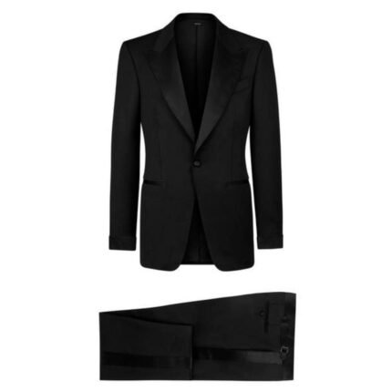 TOM FORD WOOL MOHAIR SHELTON TUXEDO