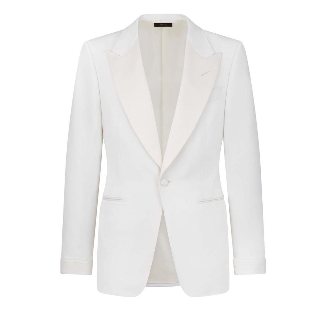 1 TOM FORD WOOL MOHAIR SHELTON COCKTAIL JACKET