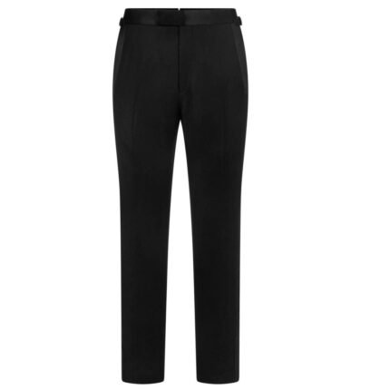 TOM FORD WOOL MOHAIR SHELTON EVENING TROUSER