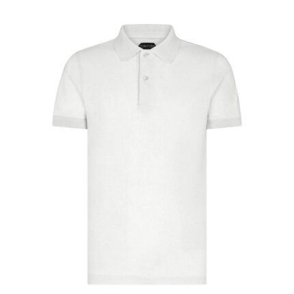 TOM FORD TENNIS PIQUET POLO DEEP BROWN
