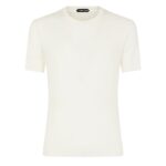 TOM FORD PURE COTTON CREW T-SHIRT WHITE