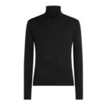 TOM FORD COTTON JERSEY ROLL NECK SWEATER