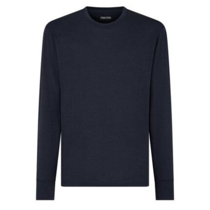 TOM FORD LYOCELL COTTON LONG SLEEVE T SHIRT