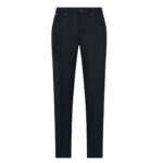 TOM FORD WOOL BLEND TWILL JEAN NAVY