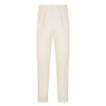 TOM FORD PURE SILK ATTICUS PLEAT TROUSER