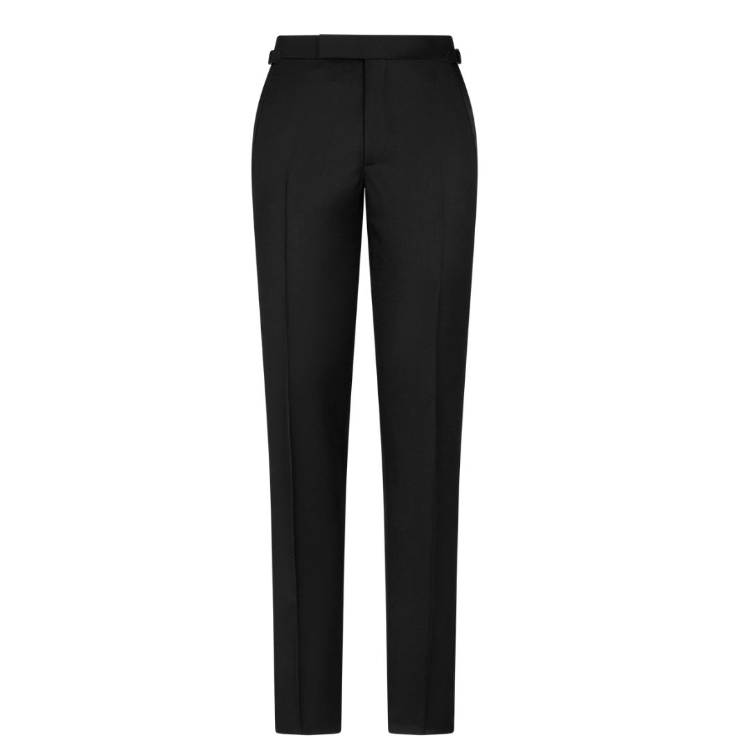 1 TOM FORD WOOL MOHAIR O'CONNOR EVENING TROUSER