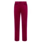 TOM FORD RIDGED VELVET DYLLAN TROUSER MAGENTA