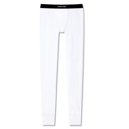 TOM FORD COTTON LONG JOHNS WHITE