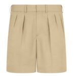 TOM FORD FLUID POPLIN TAILORED SHORTS DESERT KHAKI