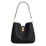 CELINE SMALL CAMILLE 16 SOFT BAG IN SMOOTH CALFSKIN RICE