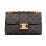 TEEN CELINE VICTOIRE BAG IN TRIOMPHE CANVAS