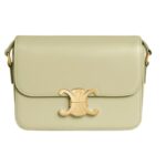 CELINE TEEN TRIOMPHE BAG IN SHINY CALFSKIN BRONZE