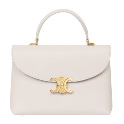CELINE MEDIUM NINO BAG IN SMOOTH SATINATED CALFSKIN RICE