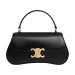 CELINE TEEN CELINE LOLA IN SHINY CALFSKIN WHITE