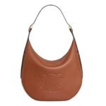 CELINE MEDIUM HELOÏSE BAG CUIR TRIOMPHE IN SUPPLE GRAINED CALFSKIN BLACK