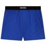 TOM FORD SILK BOXERS BLUE