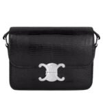 CELINE TEEN TRIOMPHE BAG IN LIZARD NATURAL