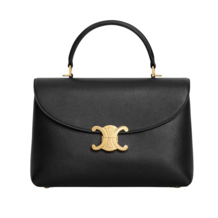 CELINE MEDIUM NINO BAG IN SUPPLE GRAINED CALFSKIN PEBBLE