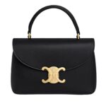 CELINE TEEN NINO BAG IN SMOOTH SATINATED CALFSKIN BLACK