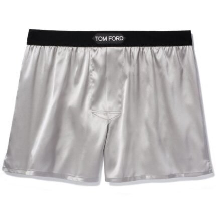 TOM FORD SILK BOXERS LIGHT GREY
