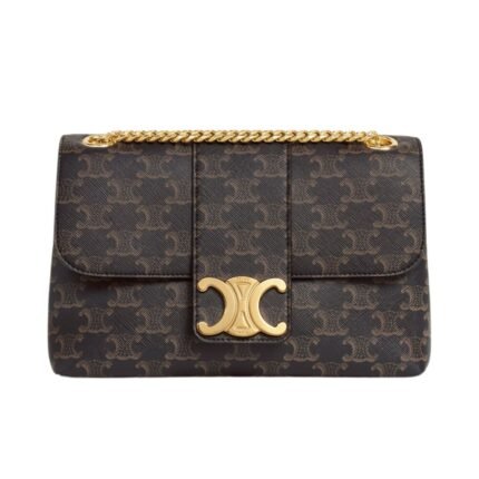 MEDIUM CELINE VICTOIRE BAG IN TRIOMPHE CANVAS